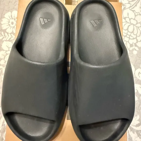 Black Slide Sandals