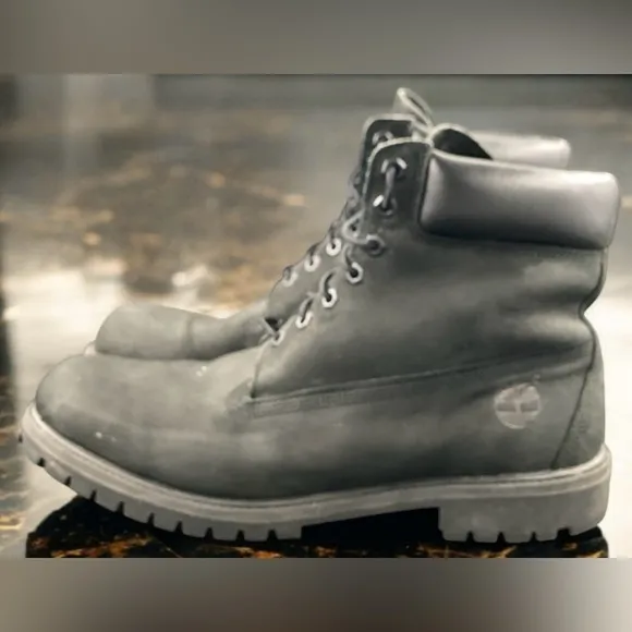 Black Timberland 6&quot; Premium Waterproof Boots Men’s size 13