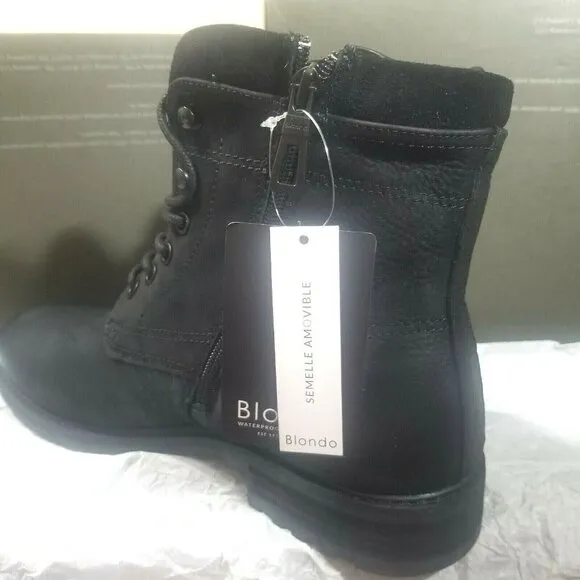 Blondo Men's Leather Ankle Boots Size 11 Black MSRP $175