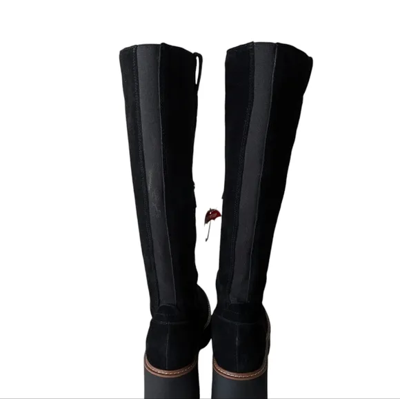 Blondo Waterproof Greta Knee High Boot in Black Suede....Size 9.5