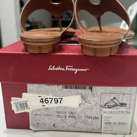 BNIB Salvatore Ferragomo sandals