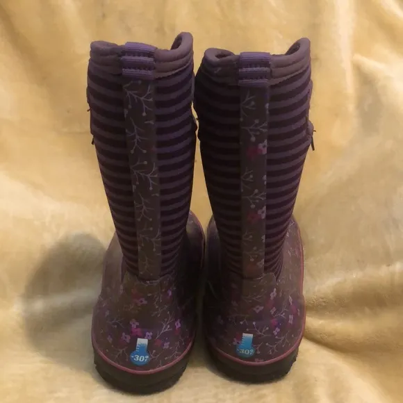 BOGS Classic Youth Girls Waterproof Winter Boots Size 6