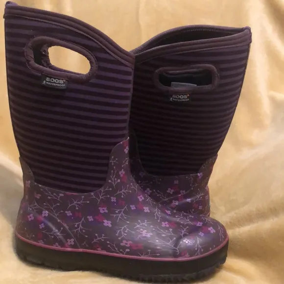 BOGS Classic Youth Girls Waterproof Winter Boots Size 6