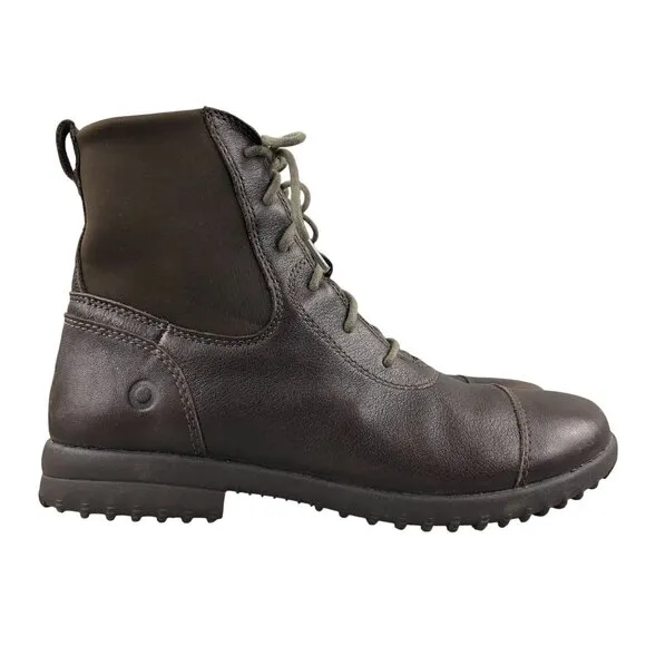 Bogs Womens Size 9 Alexandria Lace Up Brown Leather Waterproof Ankle Boots 71578