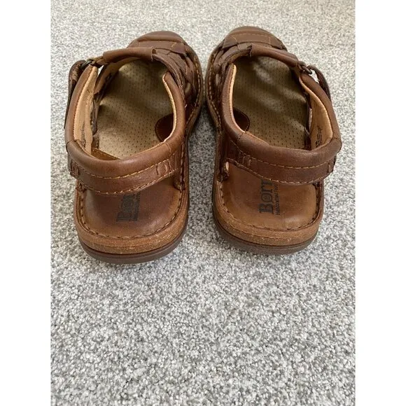 BORN Men's Leather Fisherman Sandals  Size 8