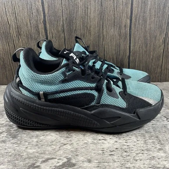 Boy's Puma RS-Dreamer Basketball Sneakers 194166 21 Size 6C Blue/Black