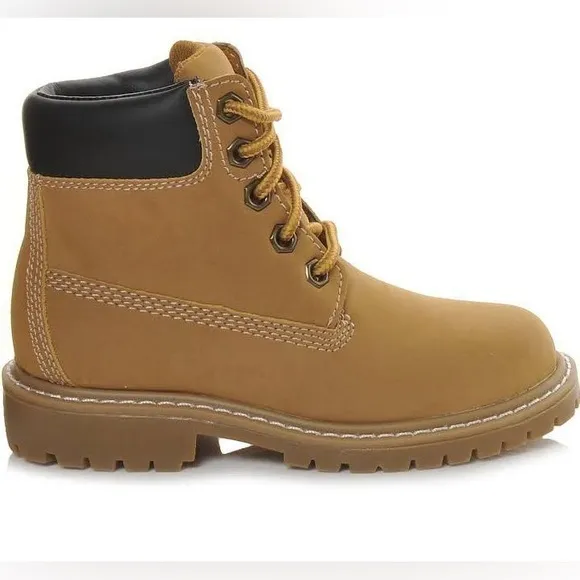 BOYS' TIMBERLAND 10760 6 INCH CLASSIC WATEPROOF BOOTS SIZE 2.5