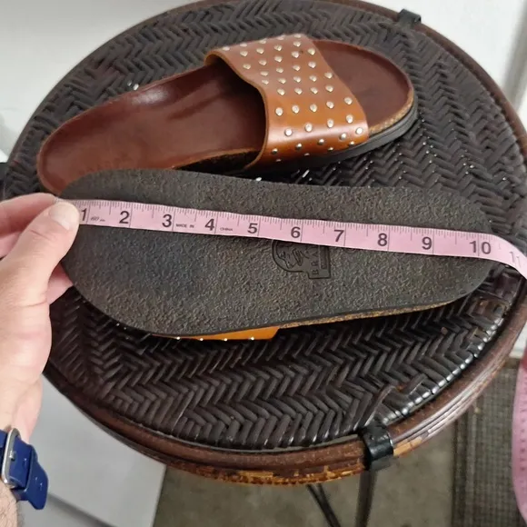 Brador Studded Leather Sandals Women Euro Size 38