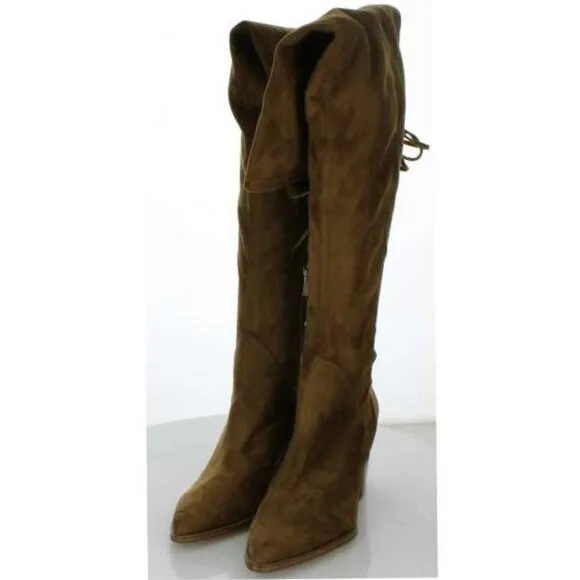 Brand New Marc Fisher Comara Over The Knee Pointed Toe Boots