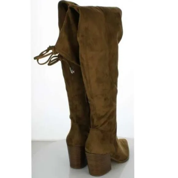 Brand New Marc Fisher Comara Over The Knee Pointed Toe Boots