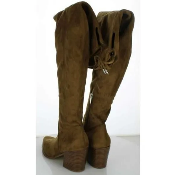 Brand New Marc Fisher Comara Over The Knee Pointed Toe Boots