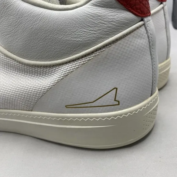 BrandBlack Brand Black Off White Premium Mid Top Sneakers Mens Size 13 MSRP $240