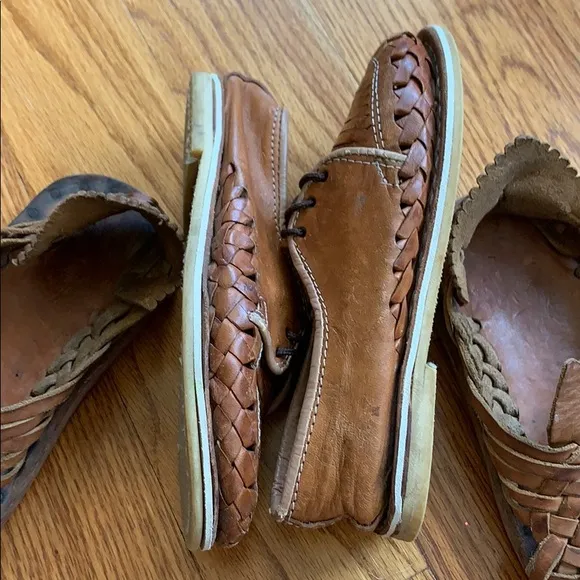 Bundle 2 little boys leather Mexican sandals