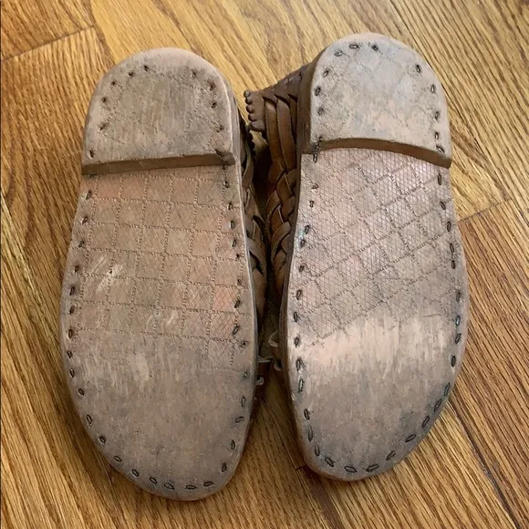 Bundle 2 little boys leather Mexican sandals