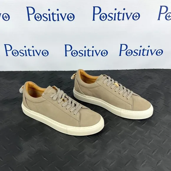 Buscemi Womens Tennis Lock Fog Nubuck Sneakers US 9 SAMPLE
