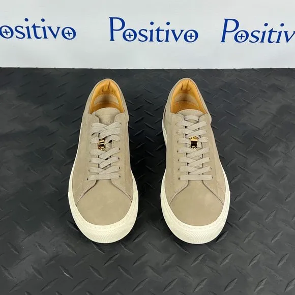 Buscemi Womens Tennis Lock Fog Nubuck Sneakers US 9 SAMPLE