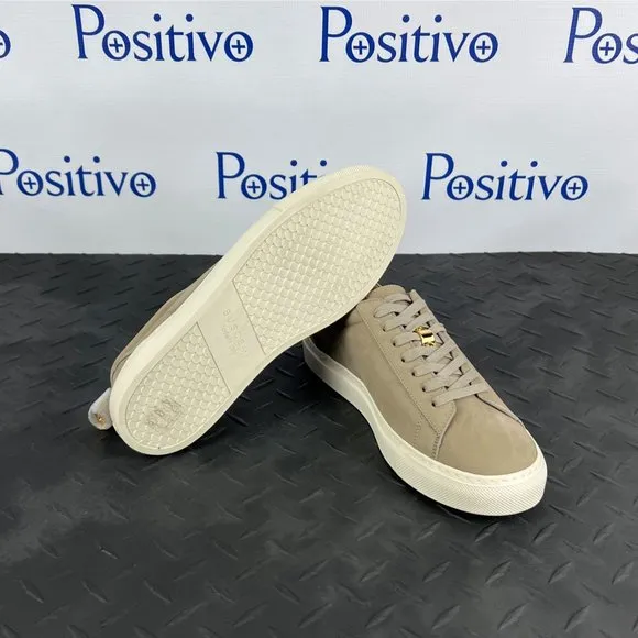Buscemi Womens Tennis Lock Fog Nubuck Sneakers US 9 SAMPLE