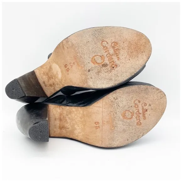 Calleen Cordero Black Studded Sandals Size 6.5