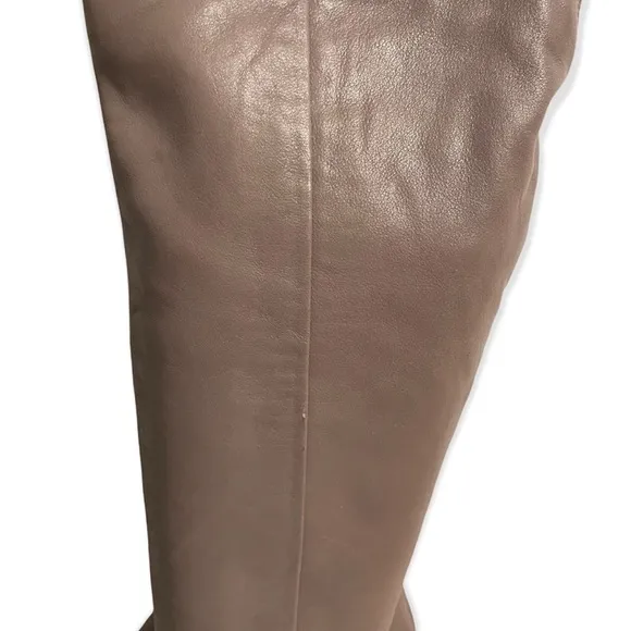 Calvin Klein | Clancey Taupe Over the Knee Boots