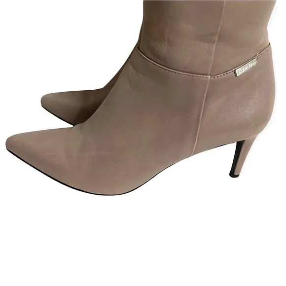 Calvin Klein | Clancey Taupe Over the Knee Boots
