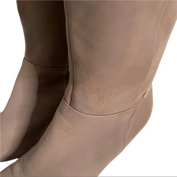 Calvin Klein | Clancey Taupe Over the Knee Boots