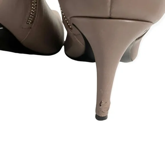 Calvin Klein | Clancey Taupe Over the Knee Boots