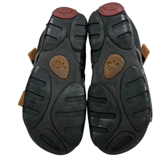 CAMPER ORUGA SANDALS men’s green black tan size 10