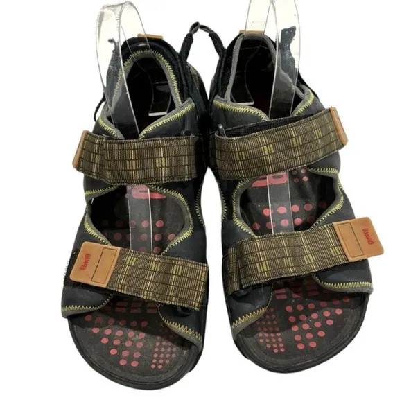 CAMPER ORUGA SANDALS men’s green black tan size 10
