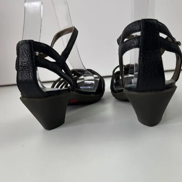 Camper Women's Agatha Black Strappy Heeled Sandals size 38