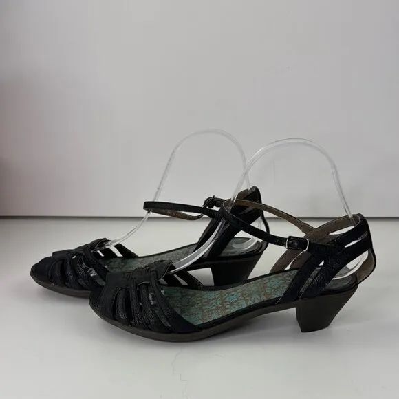 Camper Women's Agatha Black Strappy Heeled Sandals size 38