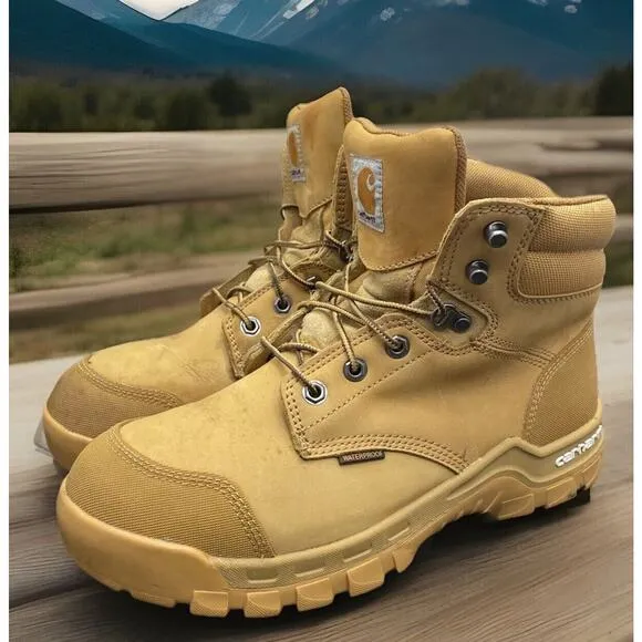Carhartt Rugged Flex Waterproof Work Boots CMF6356 Composite Toe Mens 11