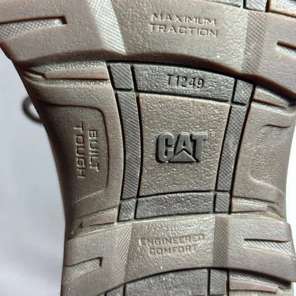 Caterpillar Men's Brown Leather Boots