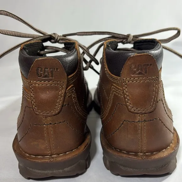 Caterpillar Men's Brown Leather Boots