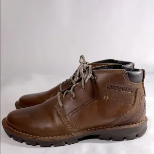 Caterpillar Men's Brown Leather Boots