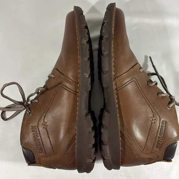Caterpillar Men's Brown Leather Boots