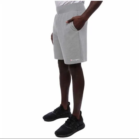 Champion Men’s French Terry Short, 2-Pack, Blk&amp;Gry