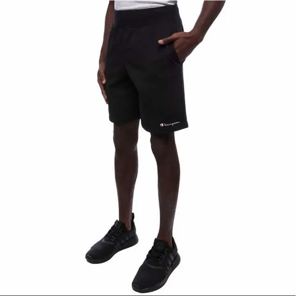 Champion Men’s French Terry Short, 2-Pack, Blk&amp;Gry