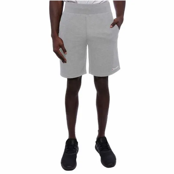 Champion Men’s French Terry Short, 2-Pack, Blk&amp;Gry