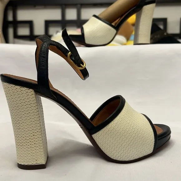 CHIE MIHARA Leather Multicolor Sandals Size 37