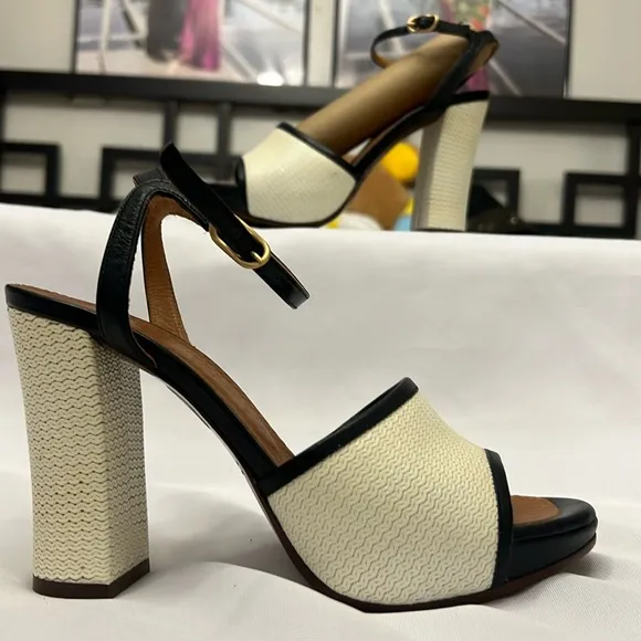CHIE MIHARA Leather Multicolor Sandals Size 37