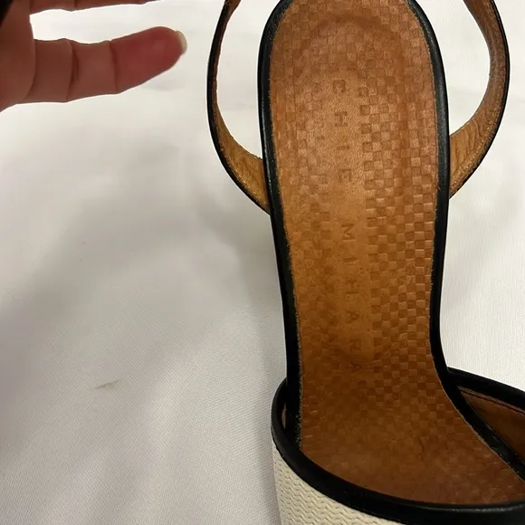 CHIE MIHARA Leather Multicolor Sandals Size 37
