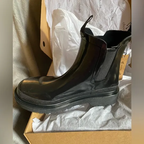 Chooka Damascus waterproof Chelsea boots