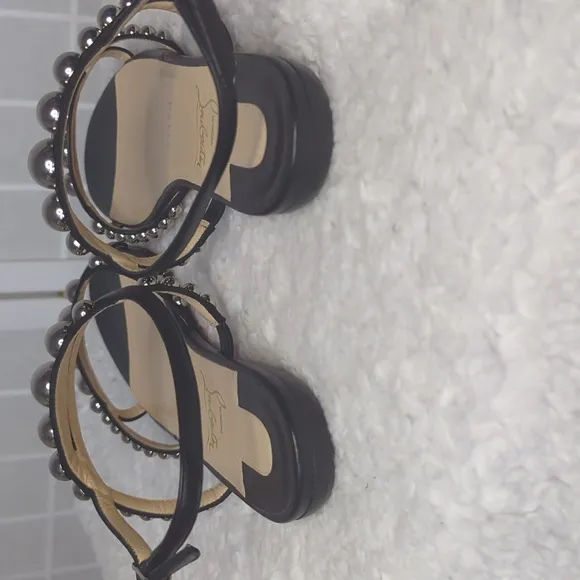Christian Louboutin Leather sandal