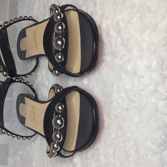 Christian Louboutin Leather sandal
