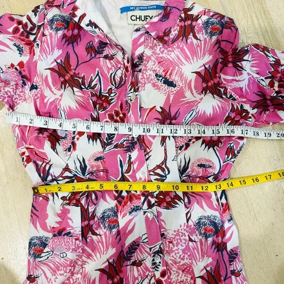 CHUFY 100% cotton Ushi Mini Dress EUC