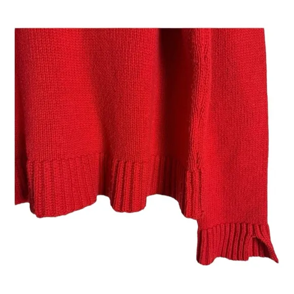 Ciao Lucia Belinha Sweater Oversized Pullover in Red Wool Blend Size XS