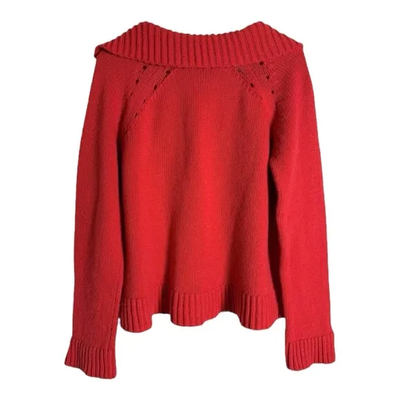 Ciao Lucia Belinha Sweater Oversized Pullover in Red Wool Blend Size XS
