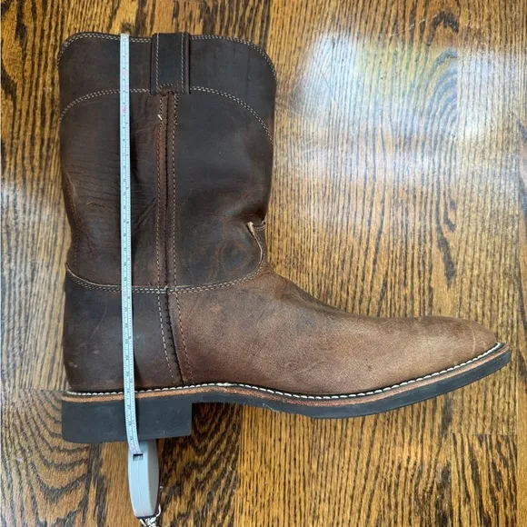 Classic Brown Leather Men's Boots