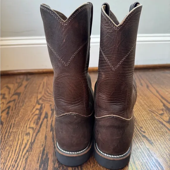 Classic Brown Leather Men's Boots