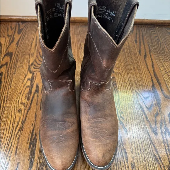 Classic Brown Leather Men's Boots